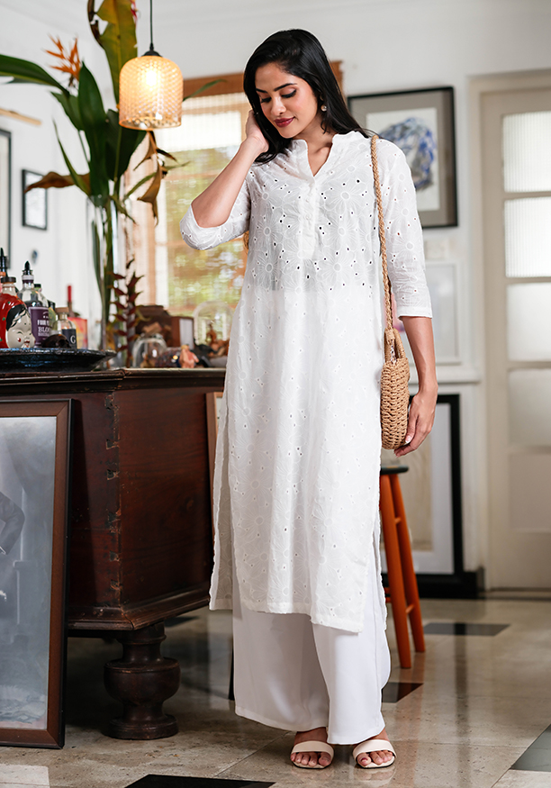 NIMI CUTLON KURTHA